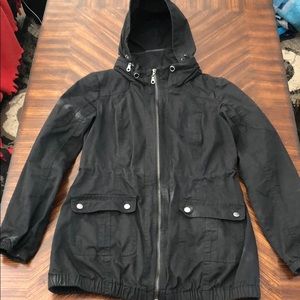 Guess Adjustable Waist Hooded Jacket S